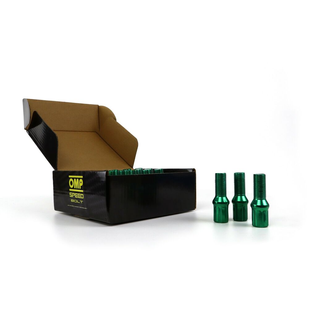 Set Skruv OMP 27 mm Grön 20 uds M12 x 1,25 - 2