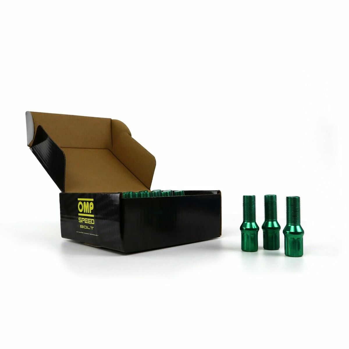 Set Skruv OMP 27 mm Grön 20 uds M12 x 1,25 - 12