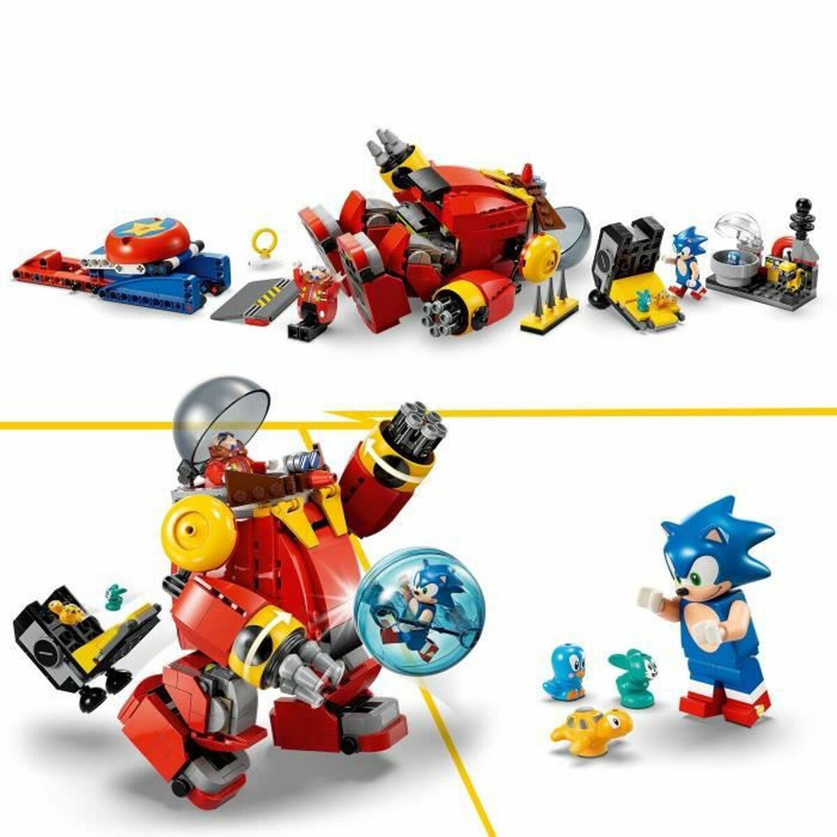 Playset Lego 76993 Sonic vs. Dr. Eggman's Death Egg Robot Sonic - 10