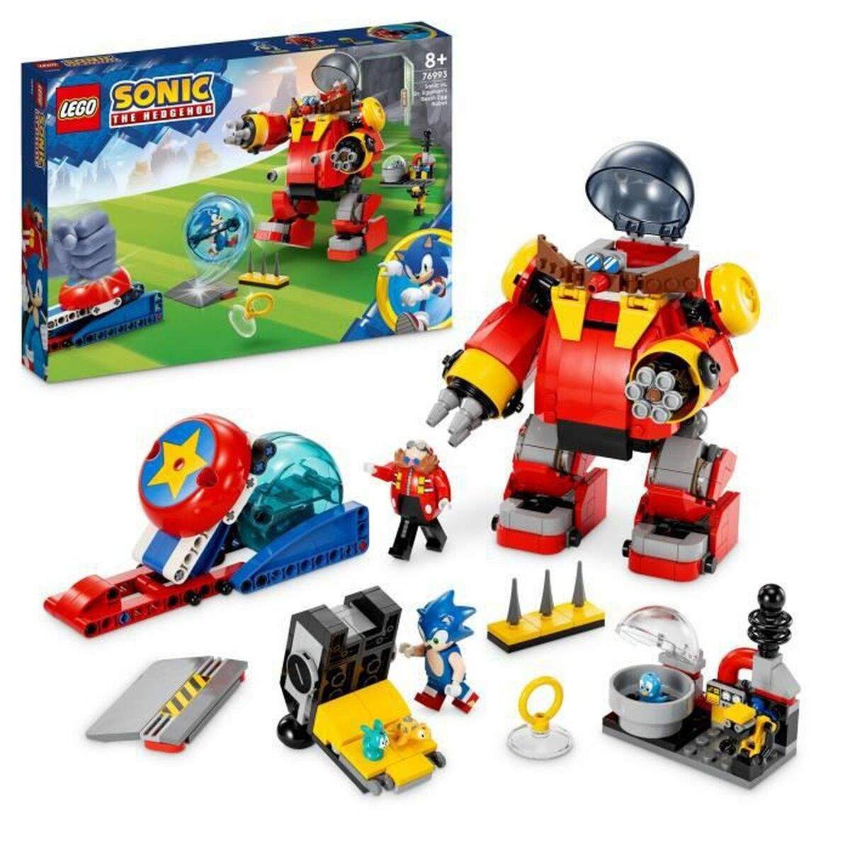 Playset Lego 76993 Sonic vs. Dr. Eggman's Death Egg Robot Sonic - 7