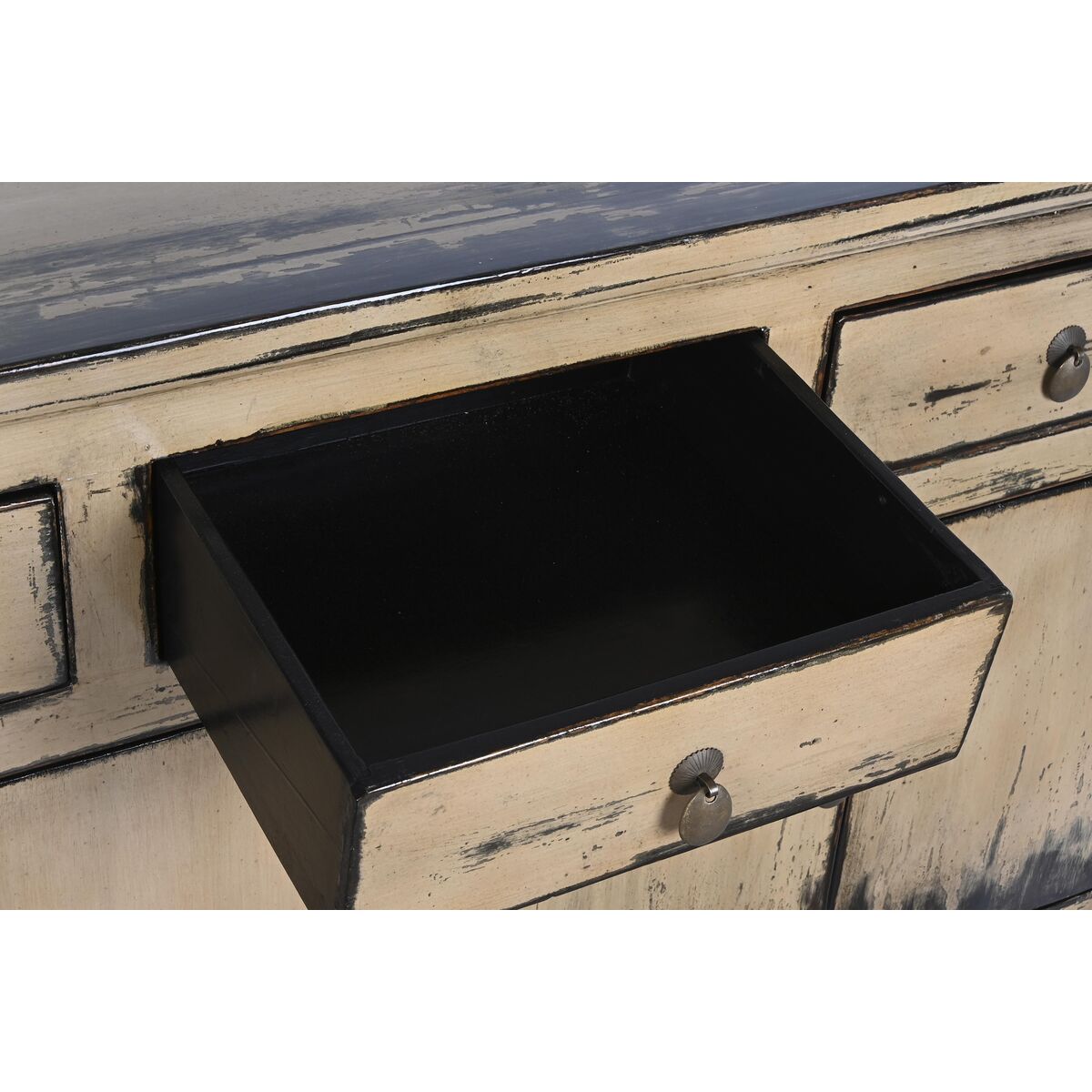 Skänk DKD Home Decor Almträ Vit Kräm Mörkbrun 176 x 42 x 83 cm - 5