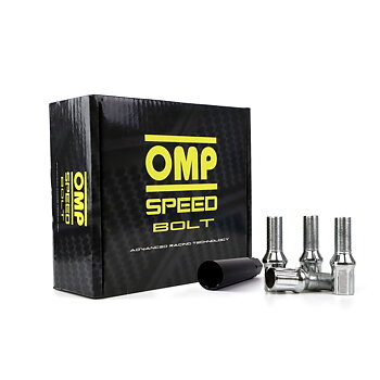 Set Skruv OMP 27 mm Silver 20 uds M12 x 1,25