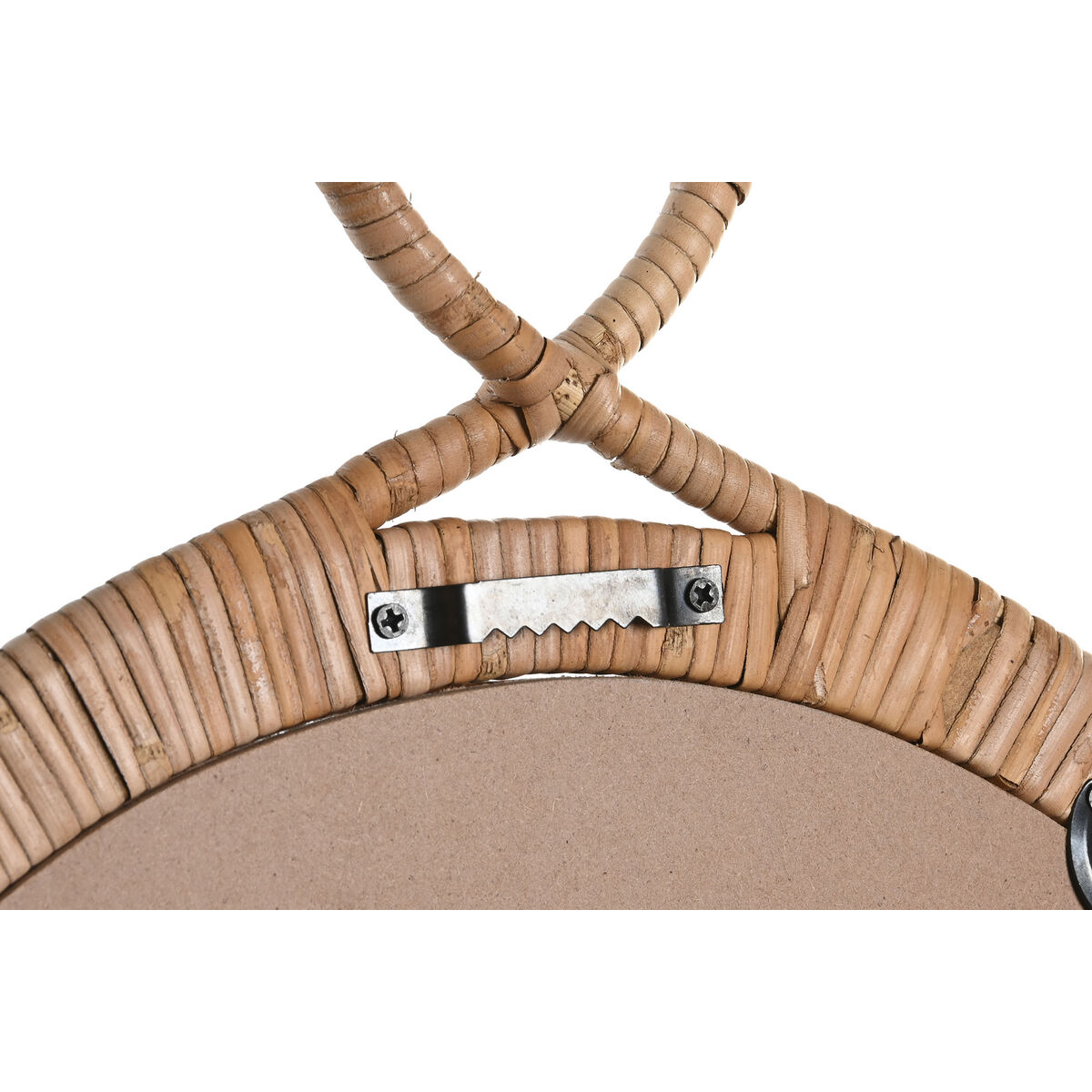 Väggspegel DKD Home Decor Brun Naturell Urban 68 x 2 x 68 cm - 5