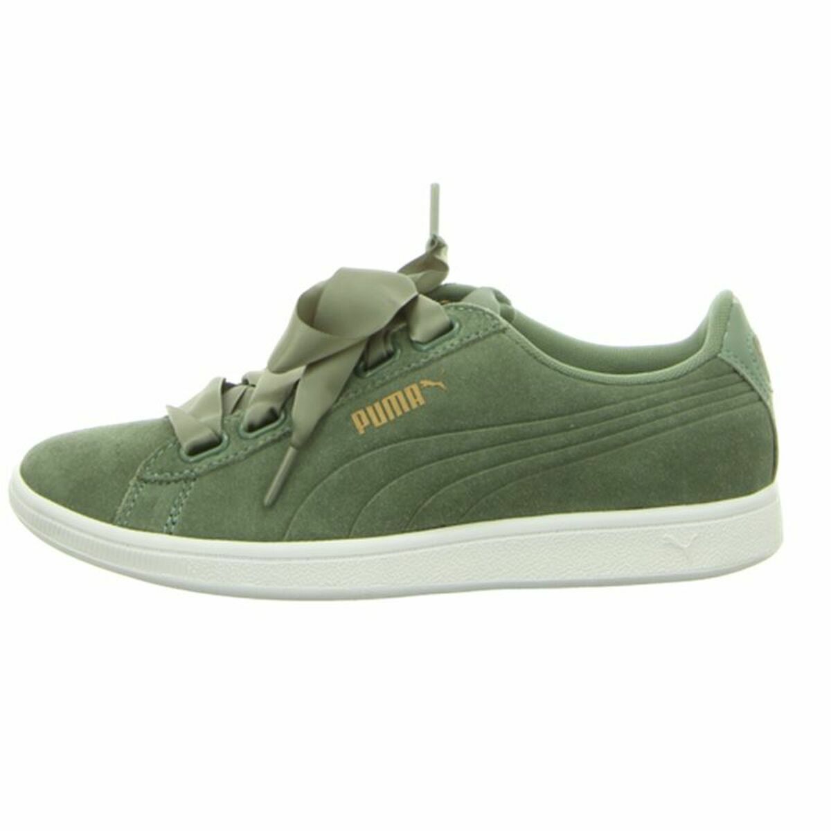 Gymnastiksko, Dam Puma Vikky Ribbon Sd P Oliv - 9