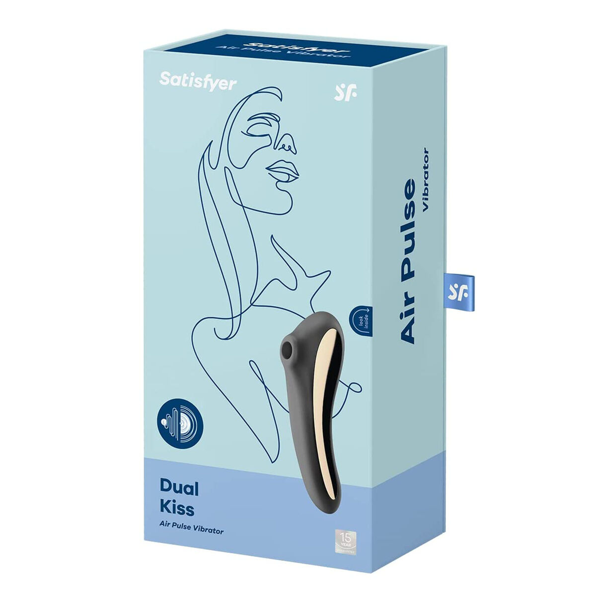 Sugstimulator för klitoris Satisfyer Svart - 2