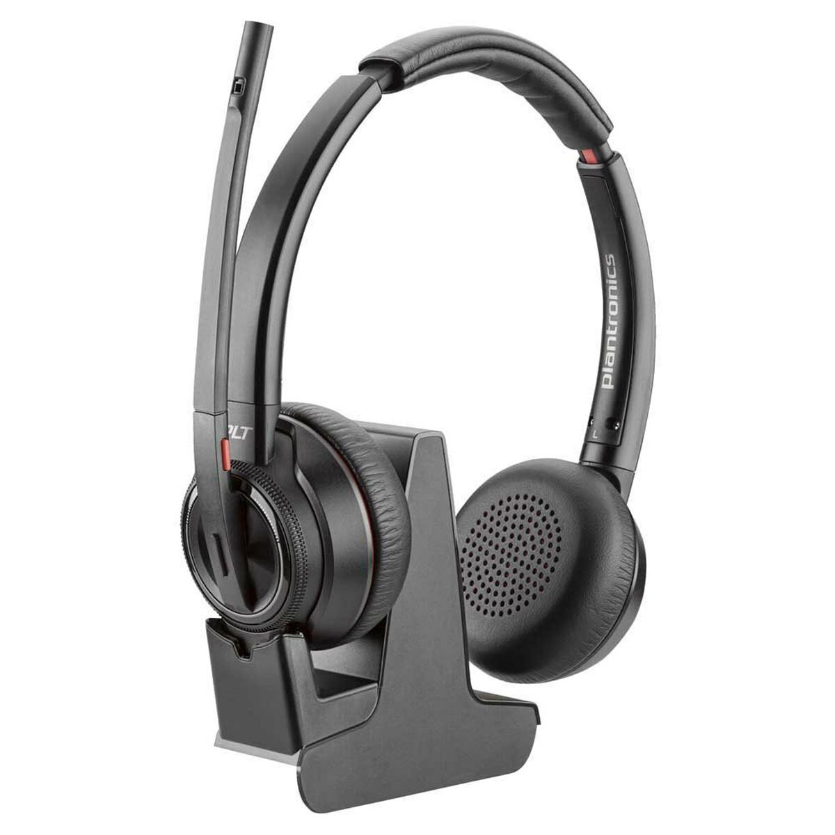 Hörlurar med Mikrofon Poly SAVI W8220/A Svart - 3