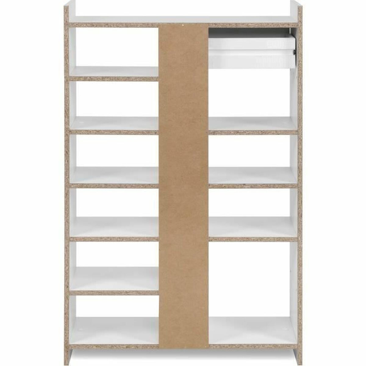 Skoställ MÜNSTER Vit Rektangulär 71,5 x 25 x 109 cm - 6