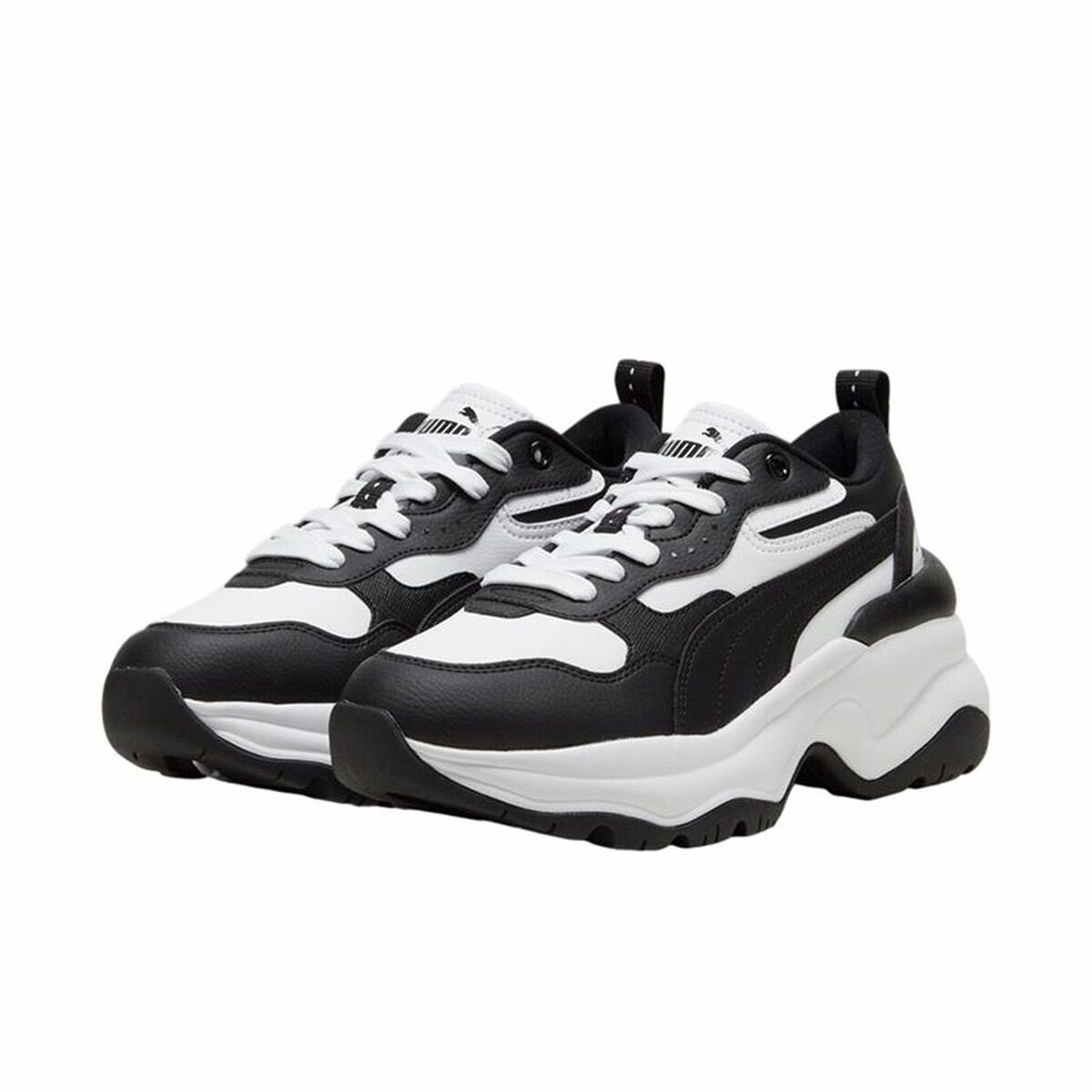 Casual Träningsskor Dam Puma Cilia Wedge Vit Svart - 3
