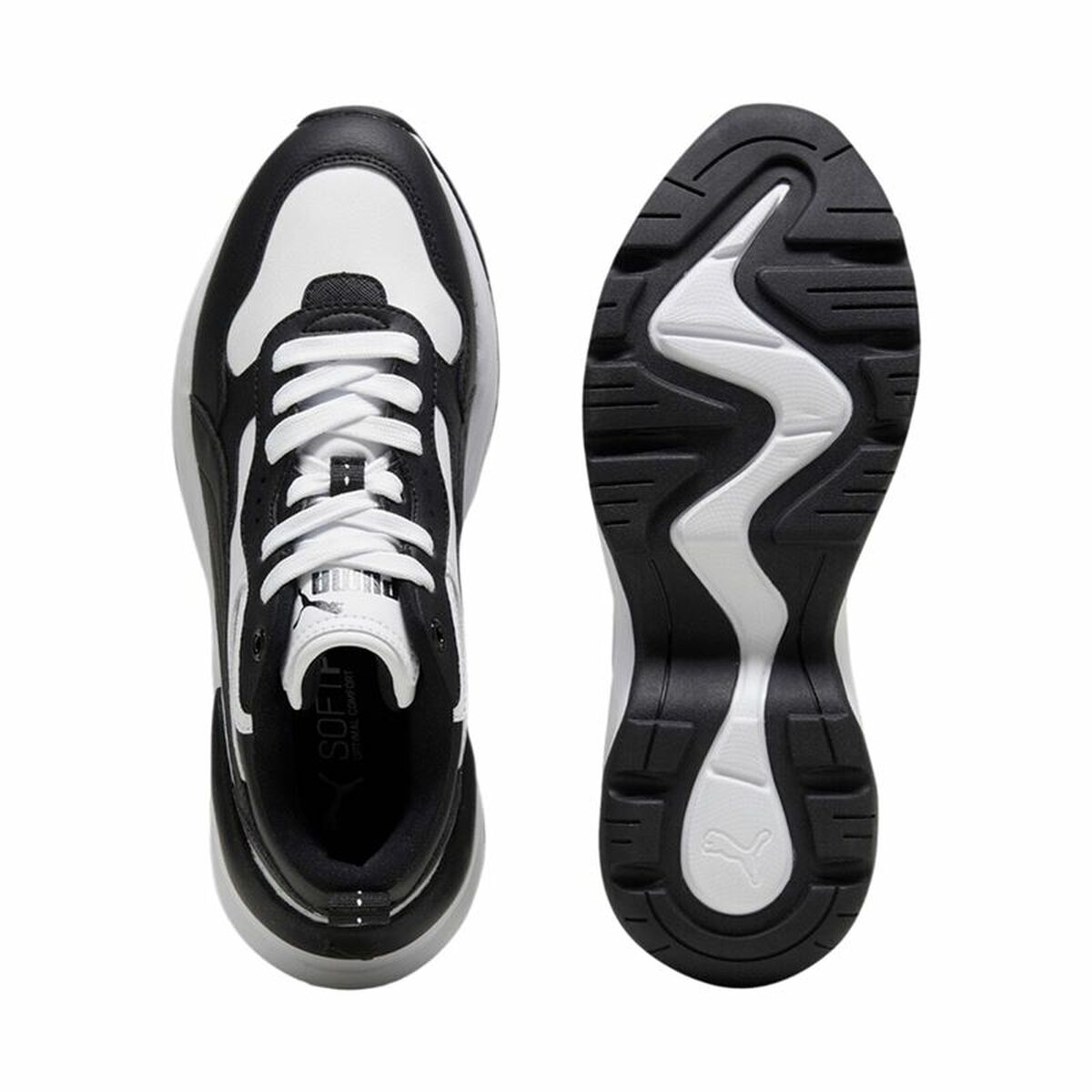 Casual Träningsskor Dam Puma Cilia Wedge Vit Svart - 2