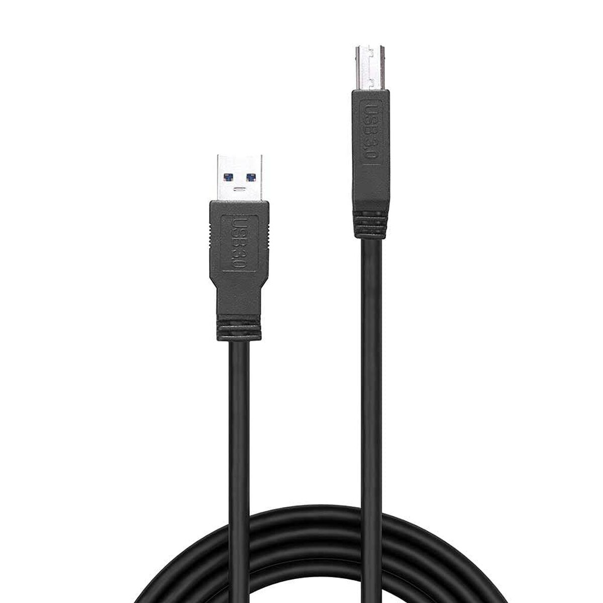 USB A till USB B Kabel LINDY 43098 10 m Svart - 2
