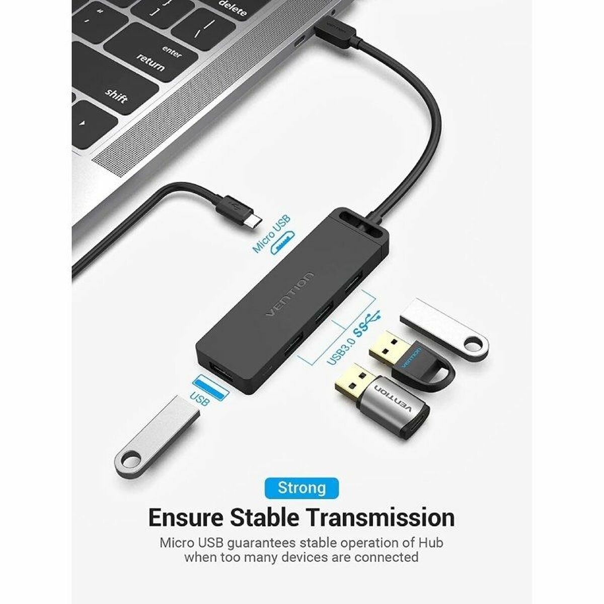 USB-HUB Vention TGKBD - 4