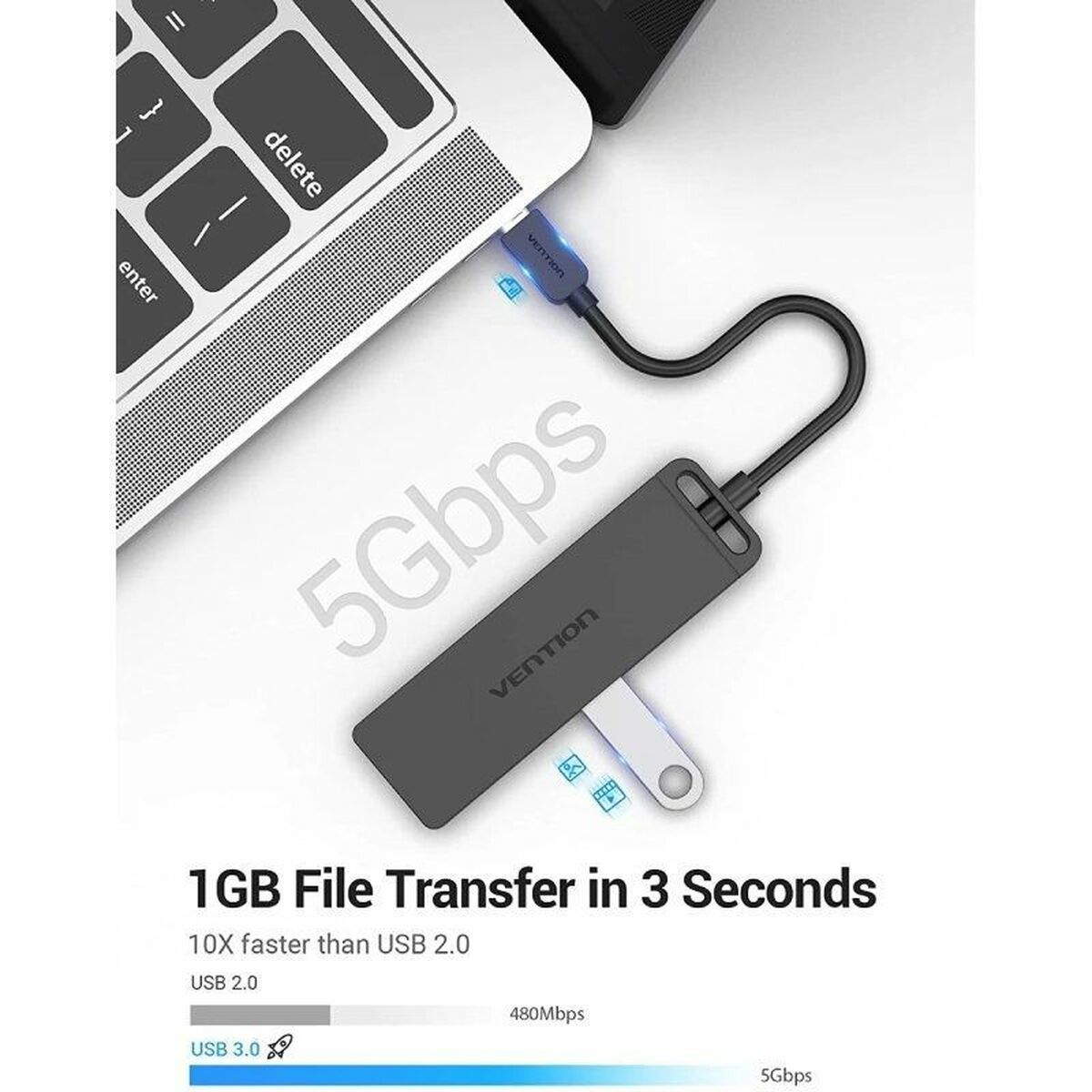 USB-HUB Vention TGKBD - 3