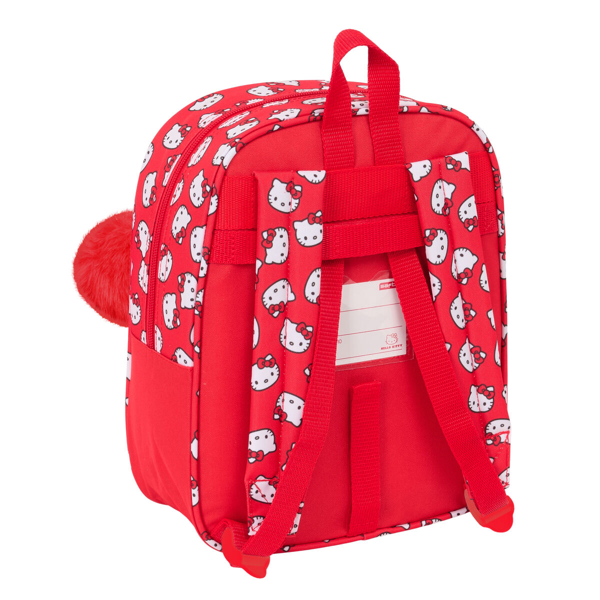 Skolryggsäck Hello Kitty Iconic Vit Röd 22 x 27 x 10 cm - 2