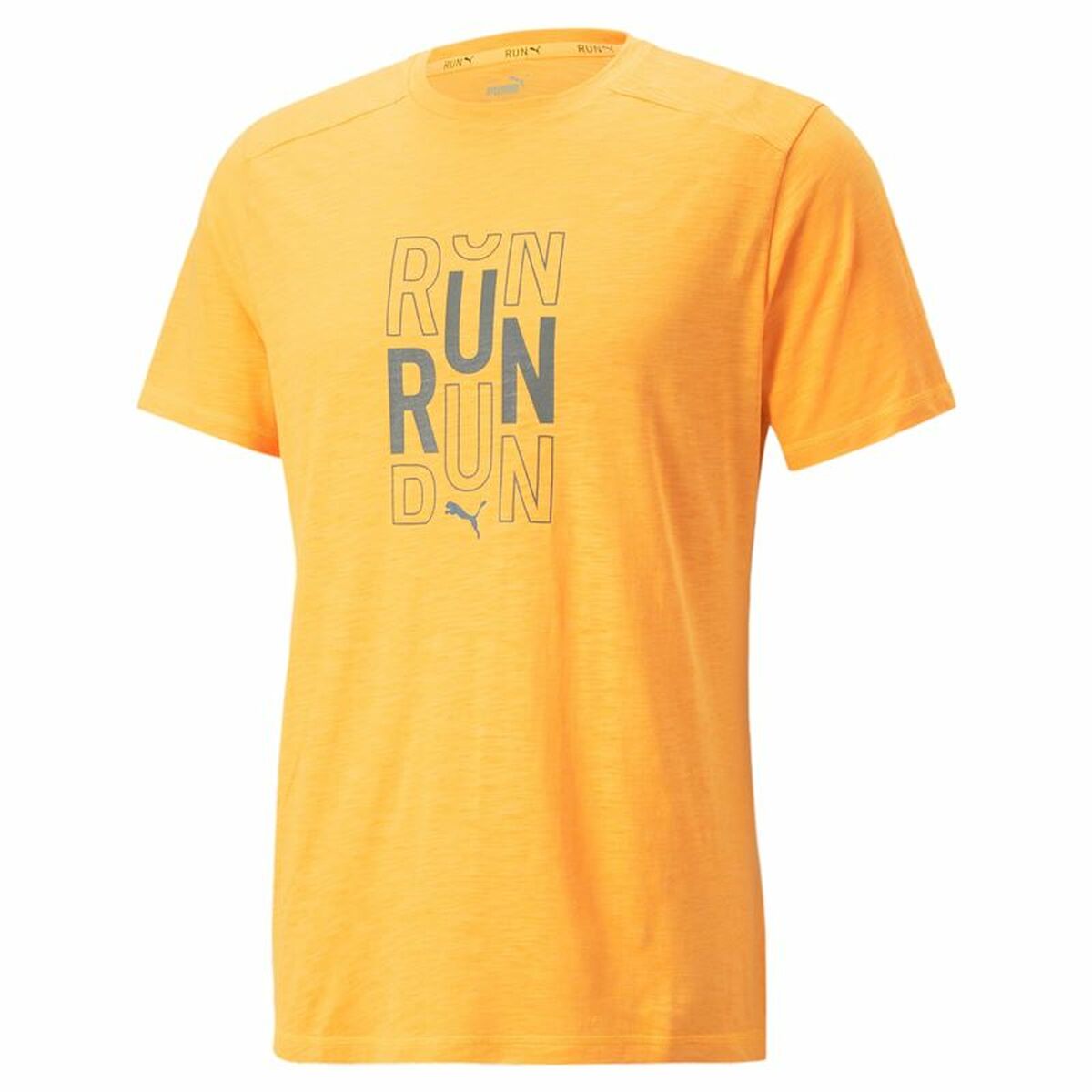 T-shirt med kortärm Herr Puma Gul Män - 3