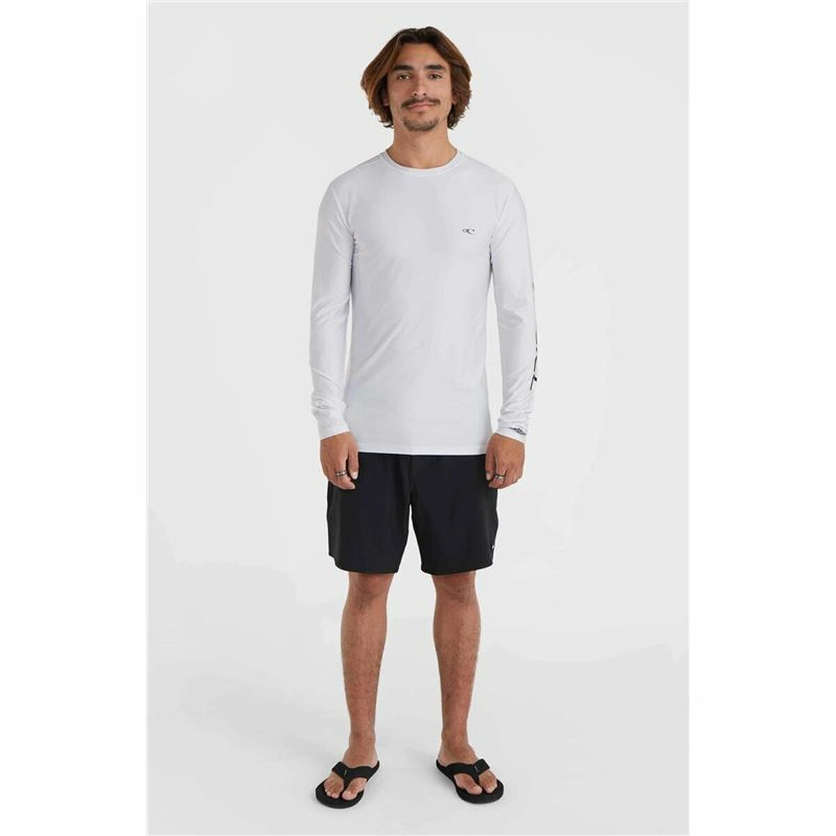 Sporttröja med ärmar O'Neill  Essentials L/Slv  Vit - 3