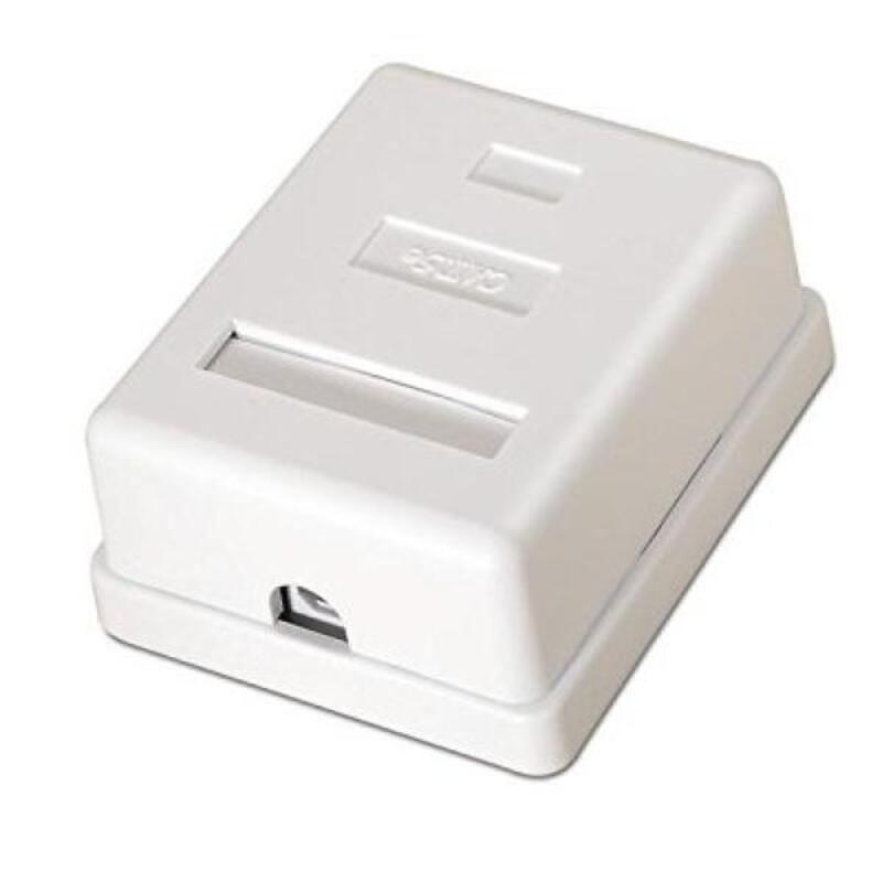 Nätverksdosa NANOCABLE 10.21.1501 UTP RJ45 6 Vit - 3