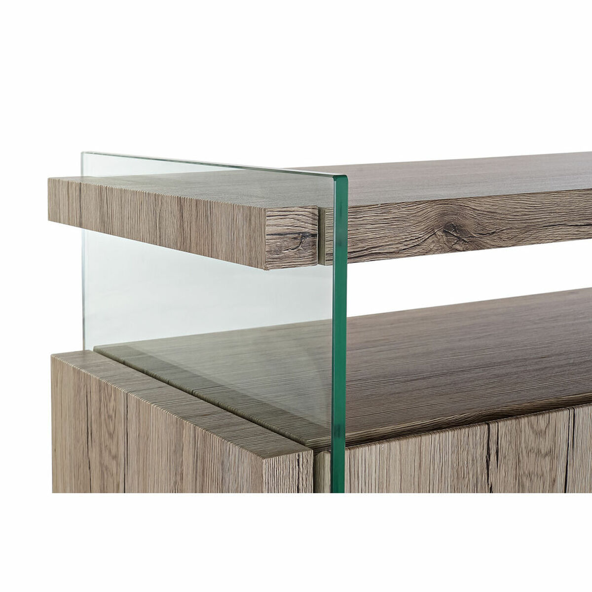 Skänk DKD Home Decor   Naturell Härdat glas Trä MDF 120 x 44 x 120 cm - 8