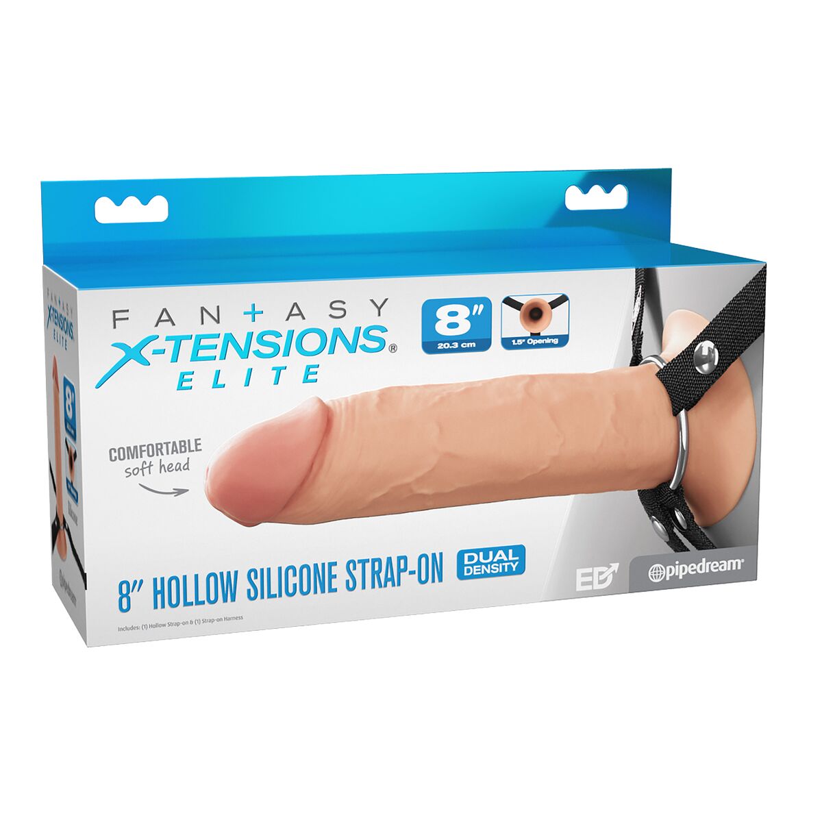 Strap-on dildo Pipedream Fantasy X-tensions Elite - 8