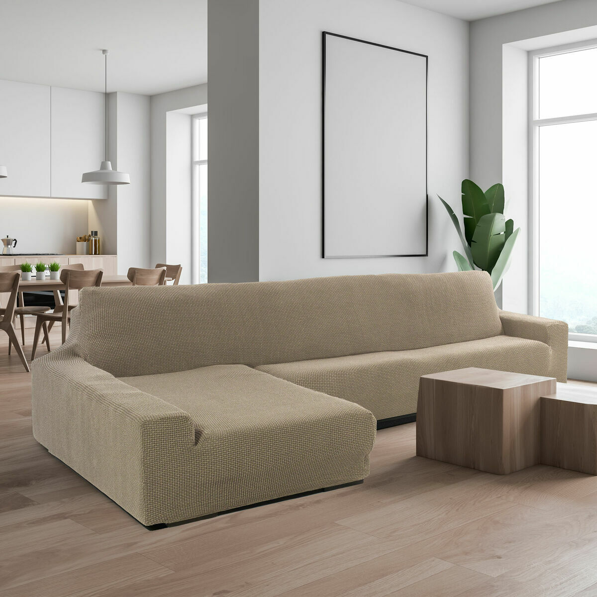 Skydd för chaiselong med lång vänsterarm Sofaskins (Renoverade B) - 4