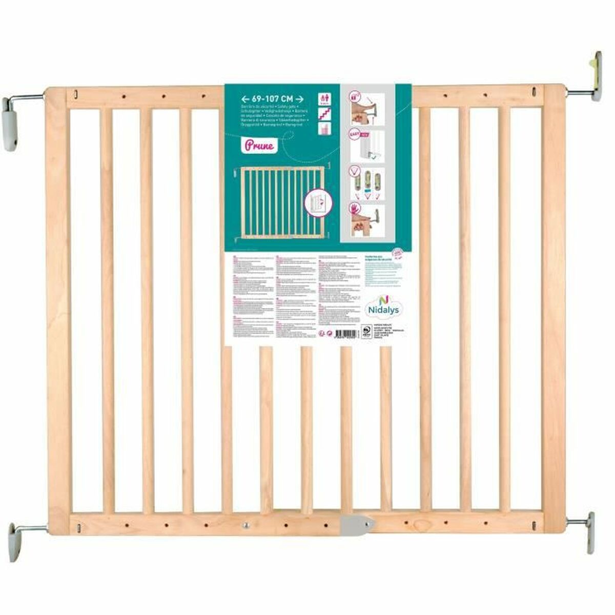Säkerhetsbarriär Nordlinger PRO 69 cm 107 cm - 4