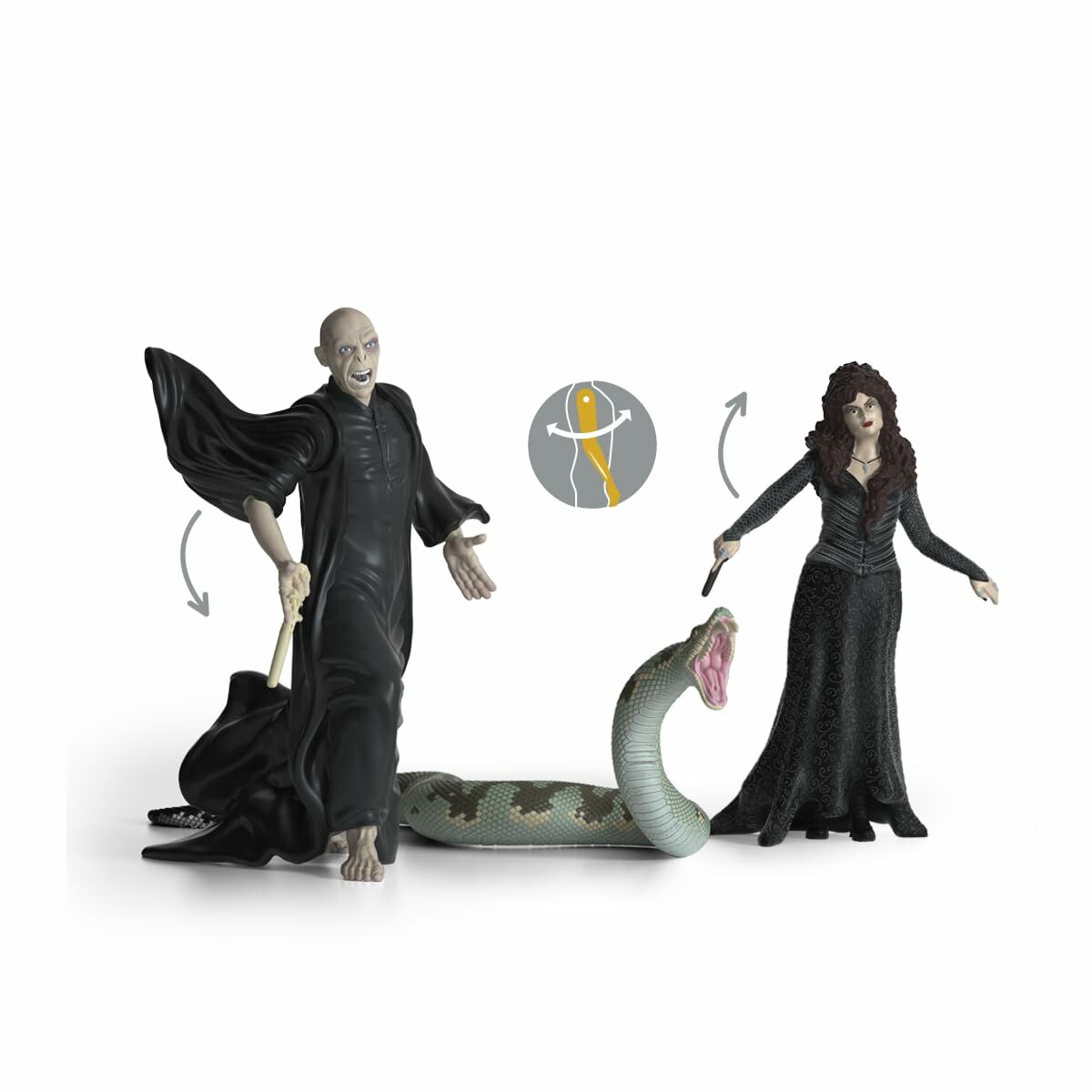 Actionfigurer Schleich Voldemort, Nagini and Bellatrix (3 antal) - 2