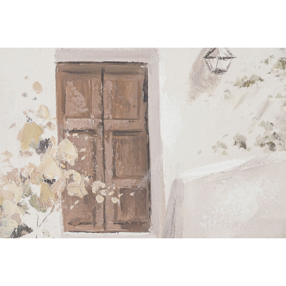 Kanvas Home ESPRIT Vit Grön Stad Cottage 60 x 3,5 x 90 cm (2 antal) - 3