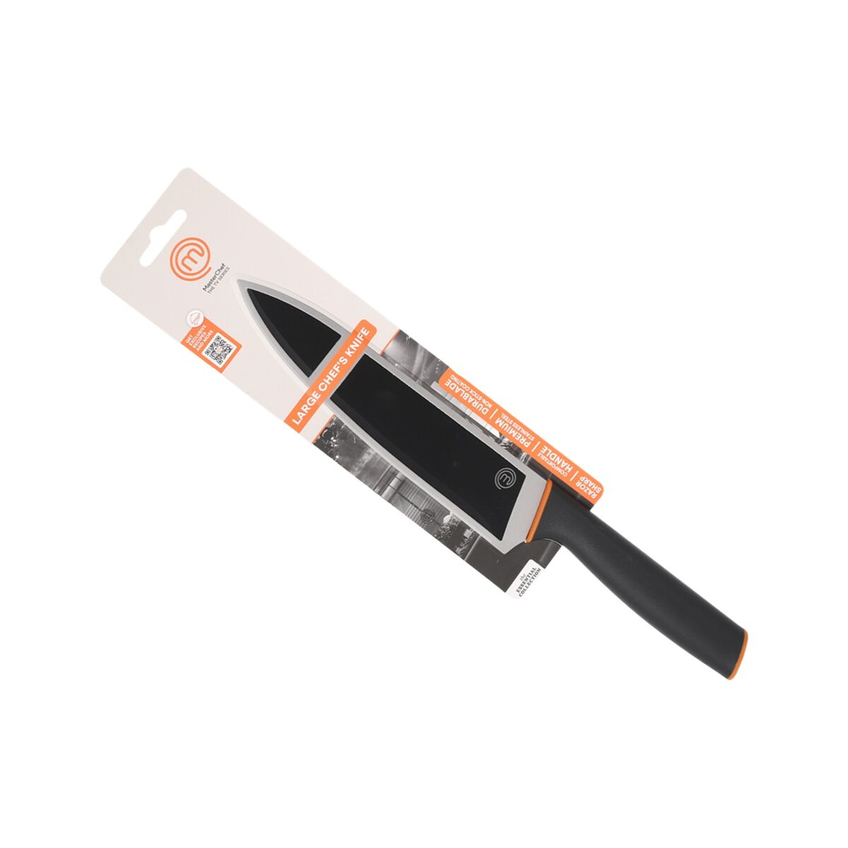 Kökskniv MasterChef Chef Svart Silvrig 20 cm (24 antal) - 2