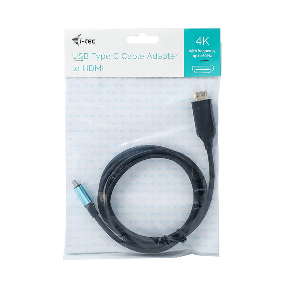 USB-C till HDMI Kabel i-Tec C31CBLHDMI60HZ2M Svart 2 m 4K Ultra HD - 2