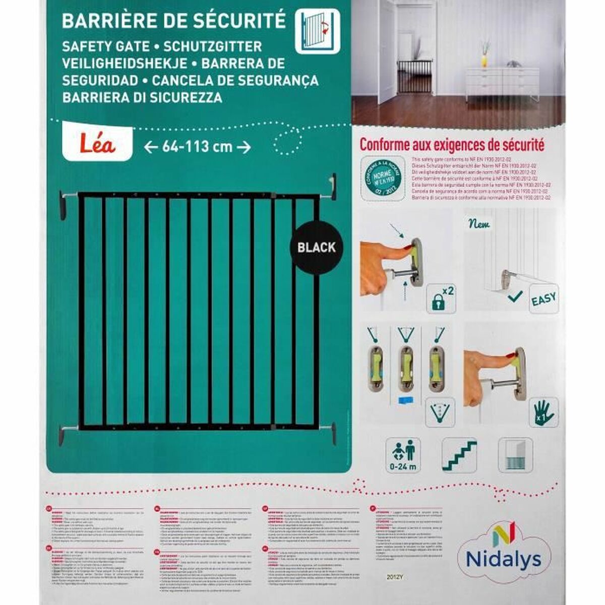 Säkerhetsbarriär Nordlinger PRO Pro 64-113 cm - 2
