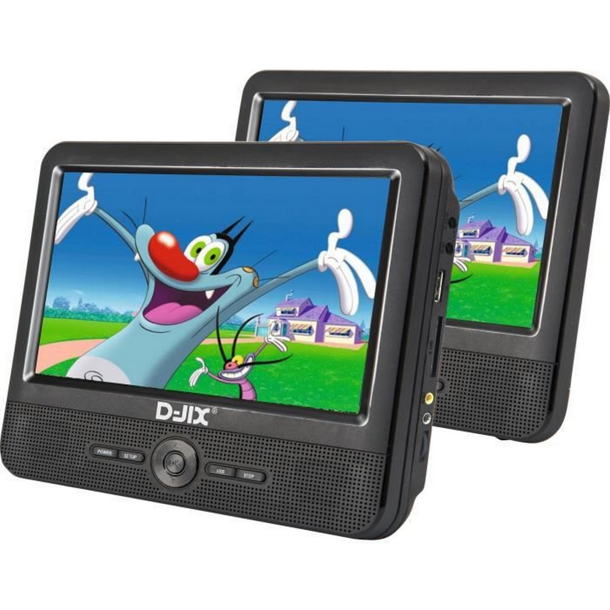 DVD-spelare D-JIX PVS 906-50SM 9" 800 x 480 px - 7