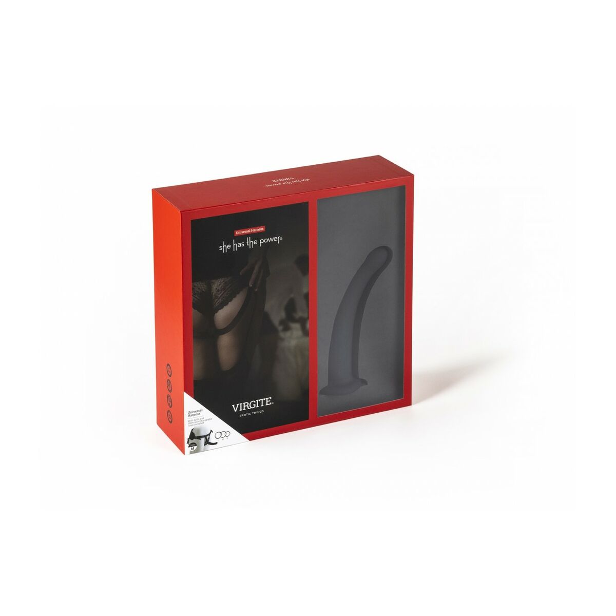 Strap-on dildo Virgite Svart M - 8