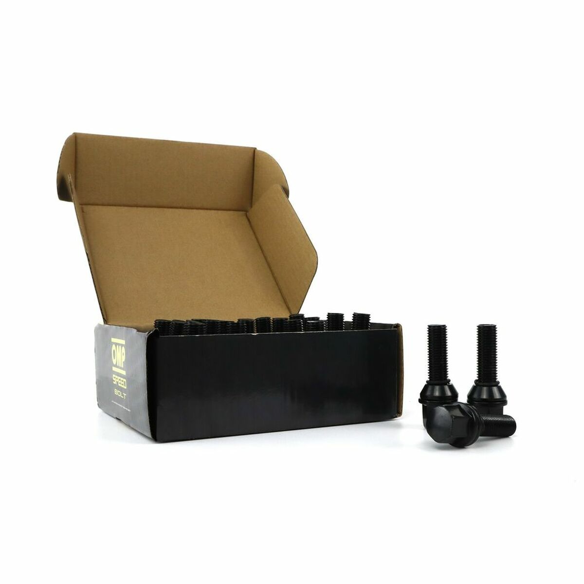 Set Skruv OMP 27 mm Svart 20 uds M14 x 1,25 - 8