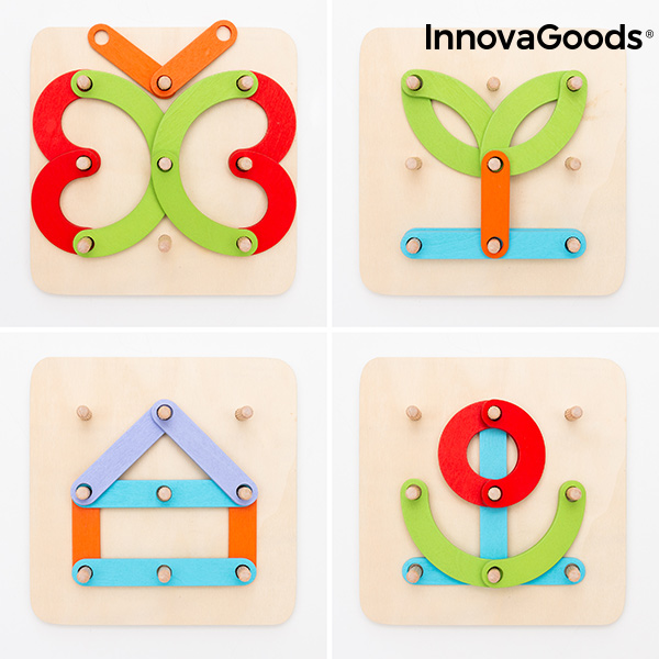 Träset med bokstäver och siffror Koogame InnovaGoods 27 Delar - 6