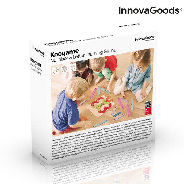 Träset med bokstäver och siffror Koogame InnovaGoods 27 Delar - 2