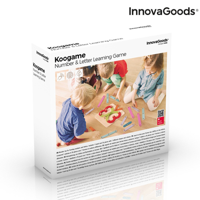 Träset med bokstäver och siffror Koogame InnovaGoods 27 Delar - 9