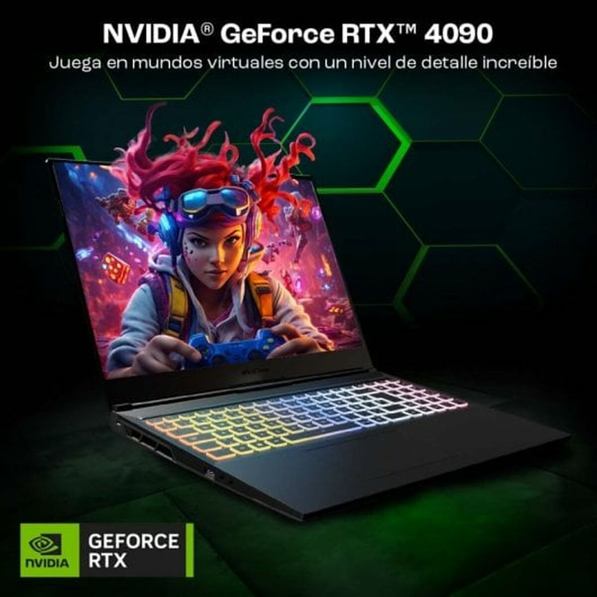 Bärbar dator PcCom Revolt 4090 16" i9-13900HX 32 GB RAM 2 TB SSD Nvidia Geforce RTX 4090 - 8