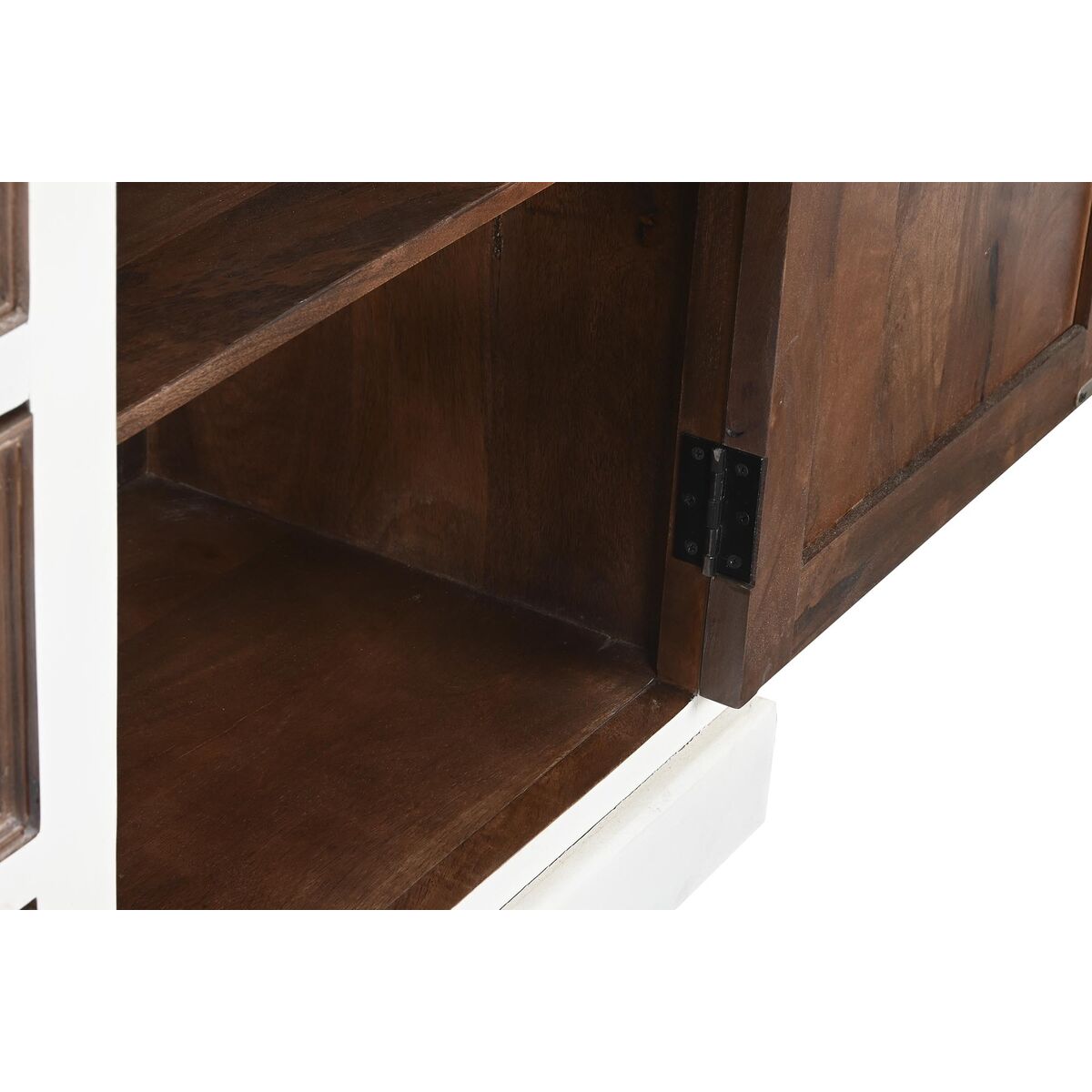 Skänk DKD Home Decor Vit Mörkbrun Mangoträ 180 x 46 x 83 cm - 6