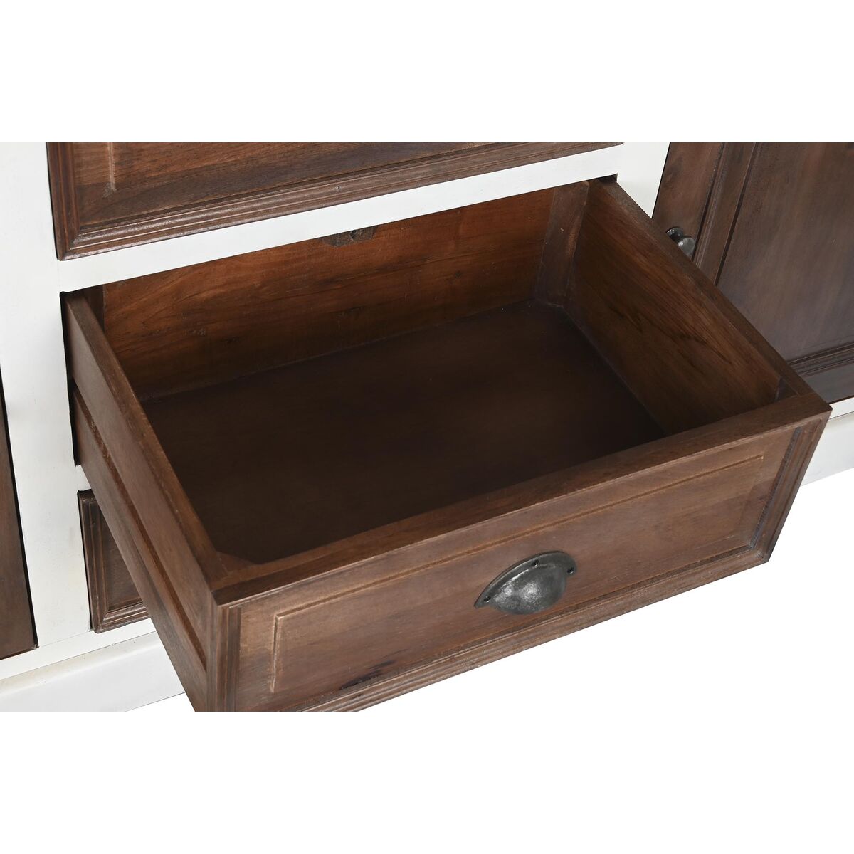 Skänk DKD Home Decor Vit Mörkbrun Mangoträ 180 x 46 x 83 cm - 4