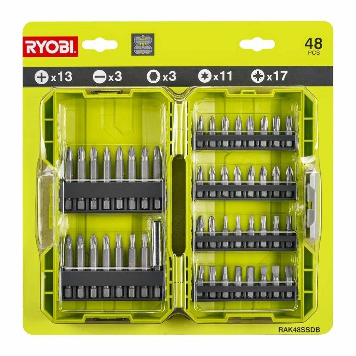 Bitssats Ryobi 5132003301 48 Delar - 2