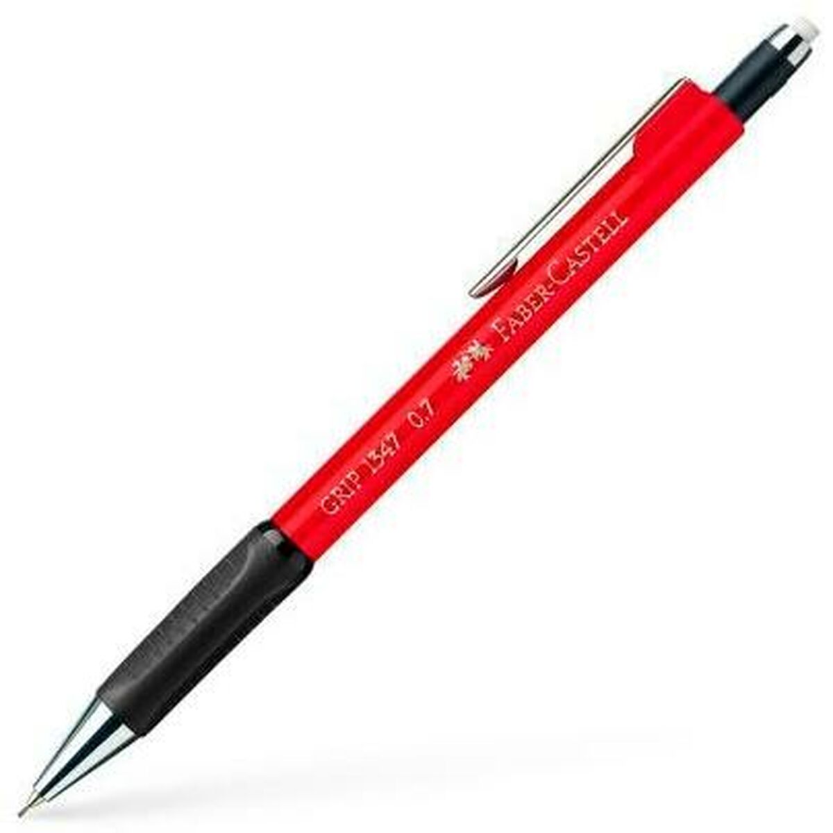 Pennset Faber-Castell Grip 1347 Röd 0,7 mm (12 antal) - 2