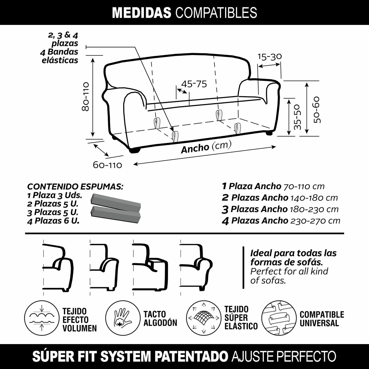 Sofföverdrag Sofaskins (Renoverade B) - 8