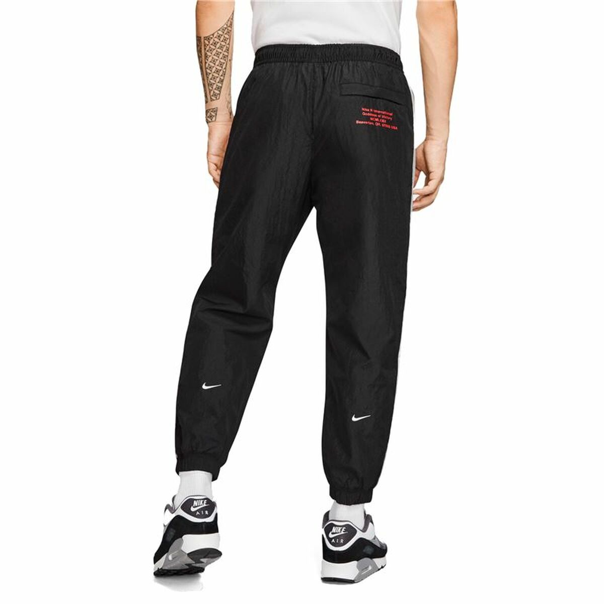 Nederdel träningsoverall för barn Nike Swoosh  Svart - 5
