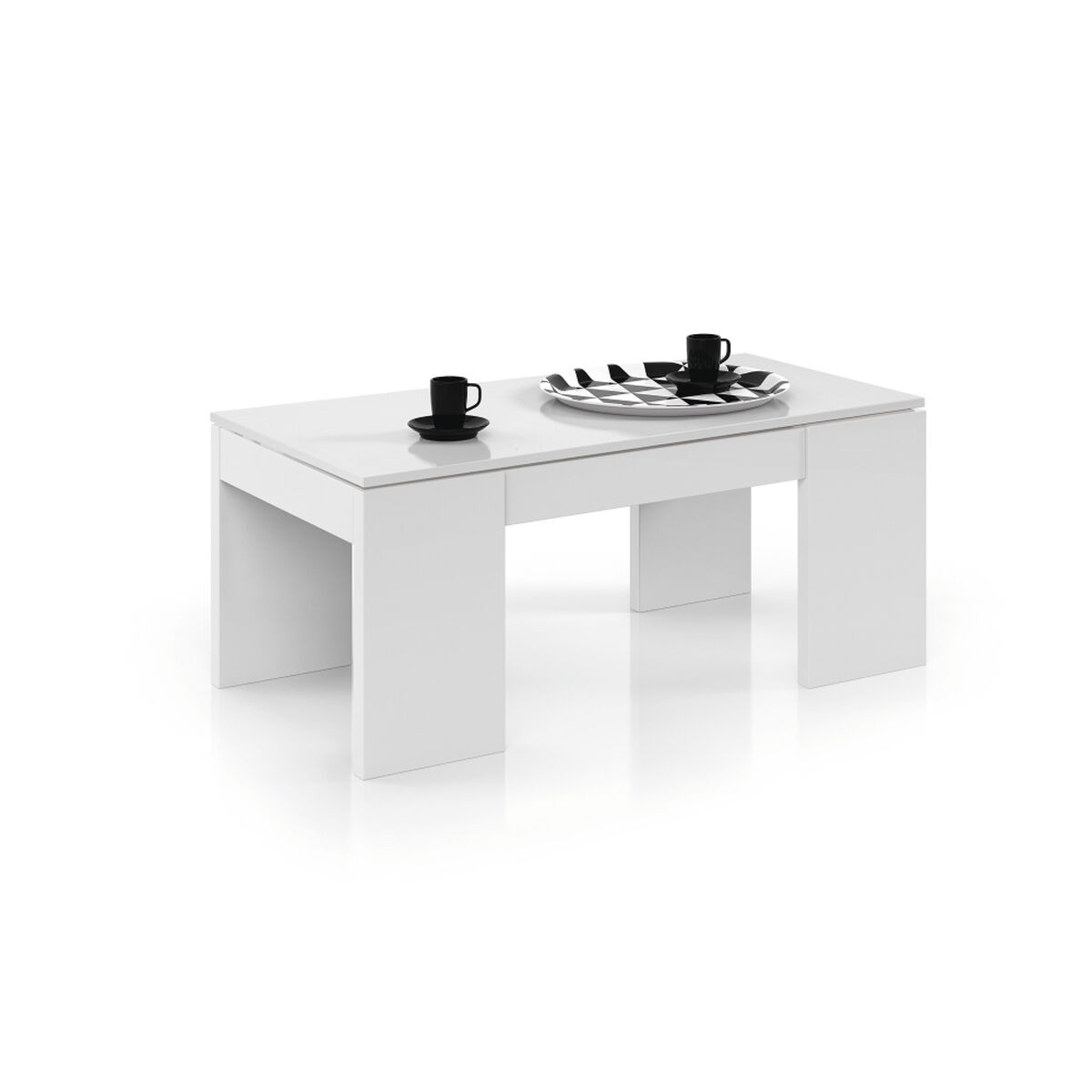 Soffbord Forés Vit 100 X 68 X 43 CM - 3
