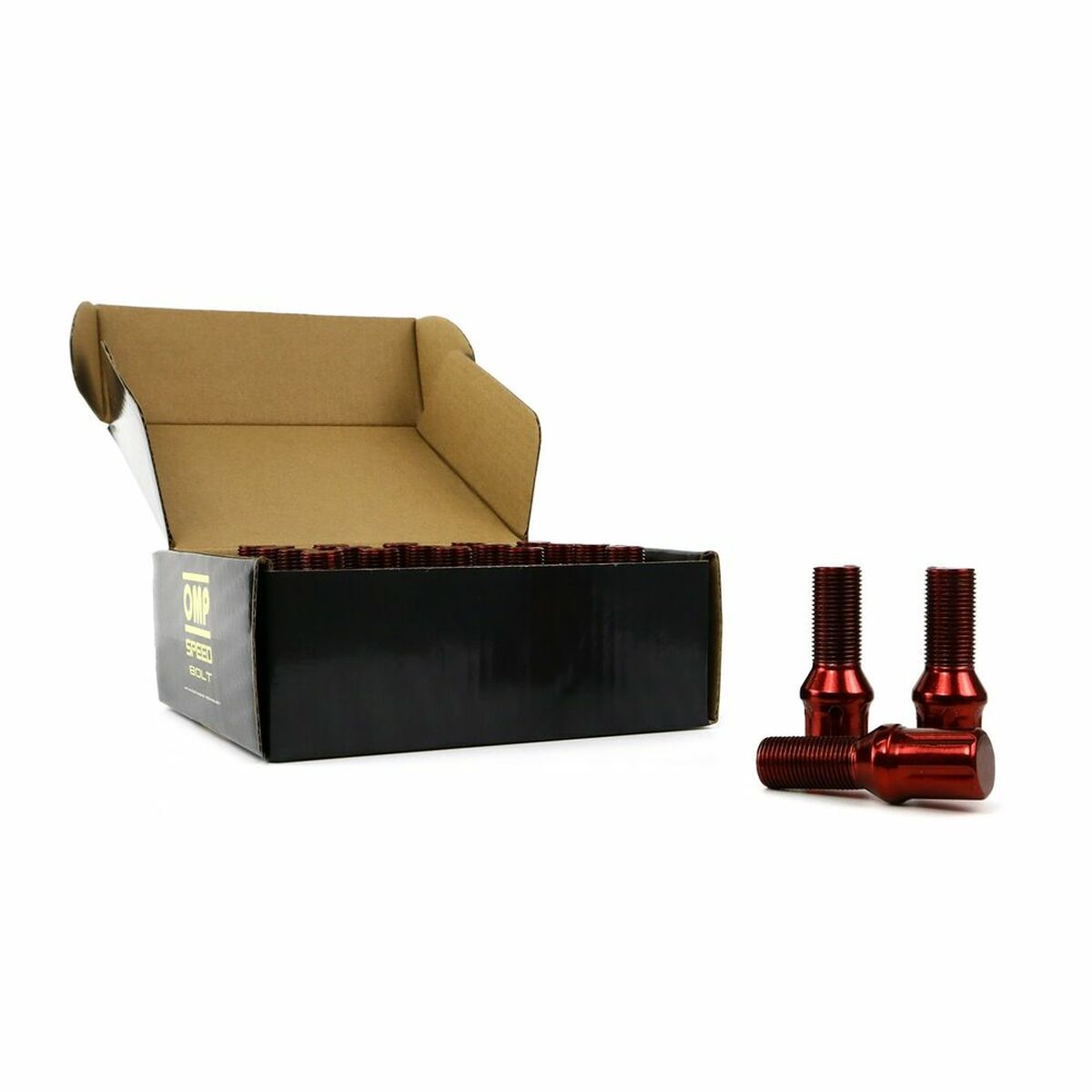 Set Skruv OMP 27 mm Röd 20 uds M14 x 1,25 - 8