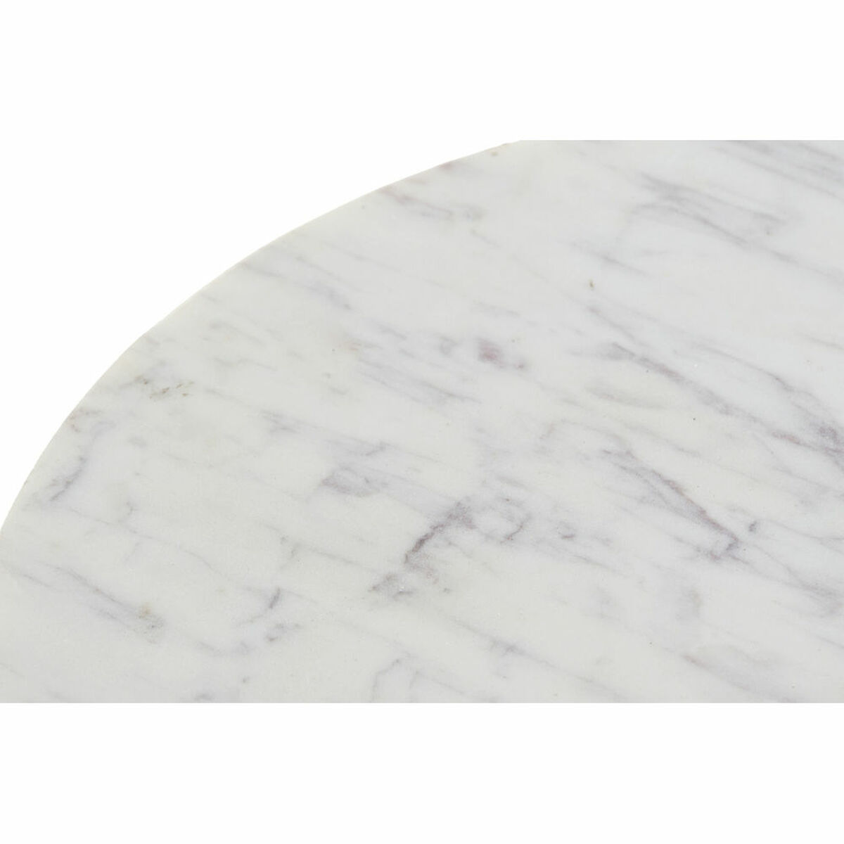 Sidobord DKD Home Decor 30,5 x 30,5 x 50 cm Gyllene Vit Plast Marmor Järn - 6