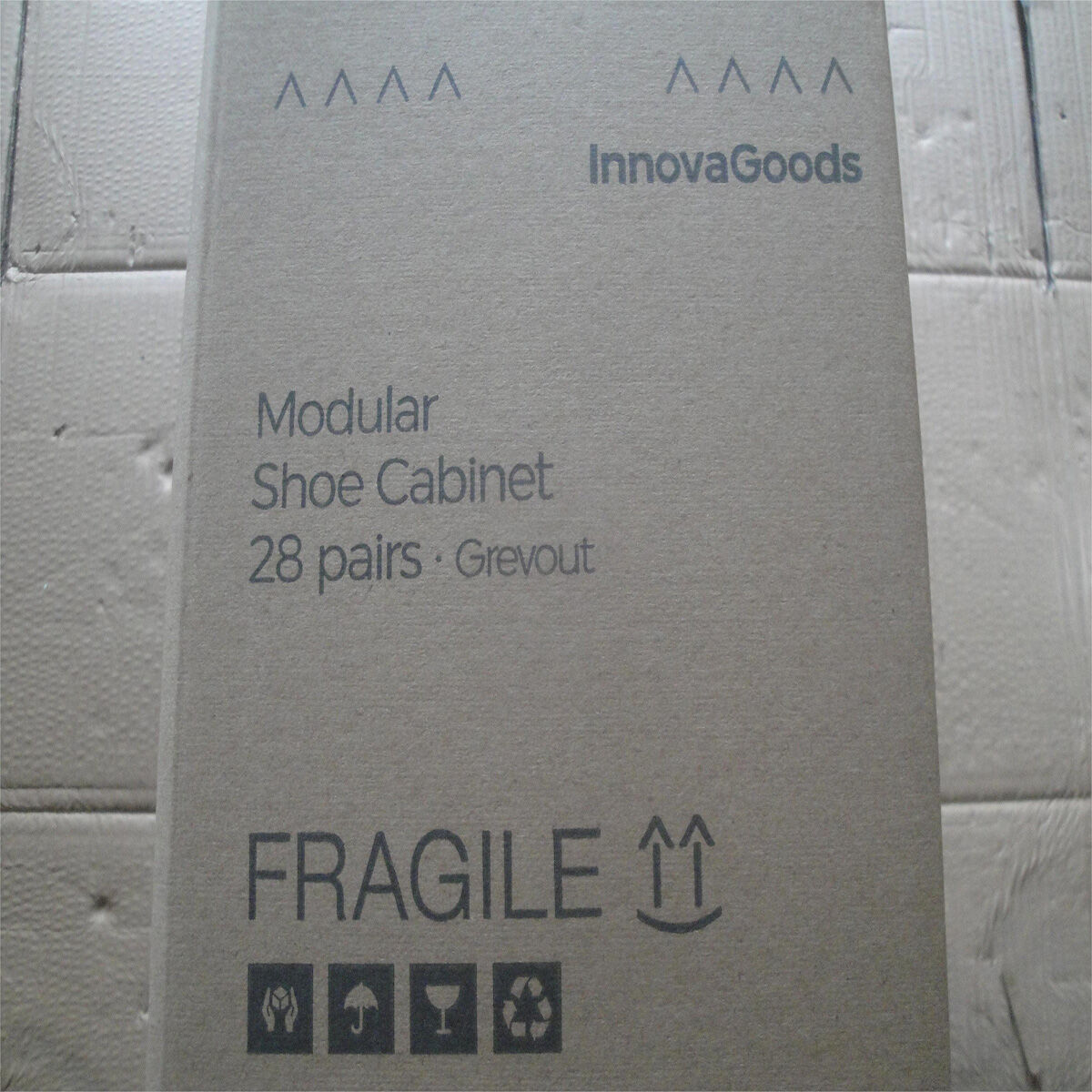 Bärbar modulär skohylla InnovaGoods Grå - 3
