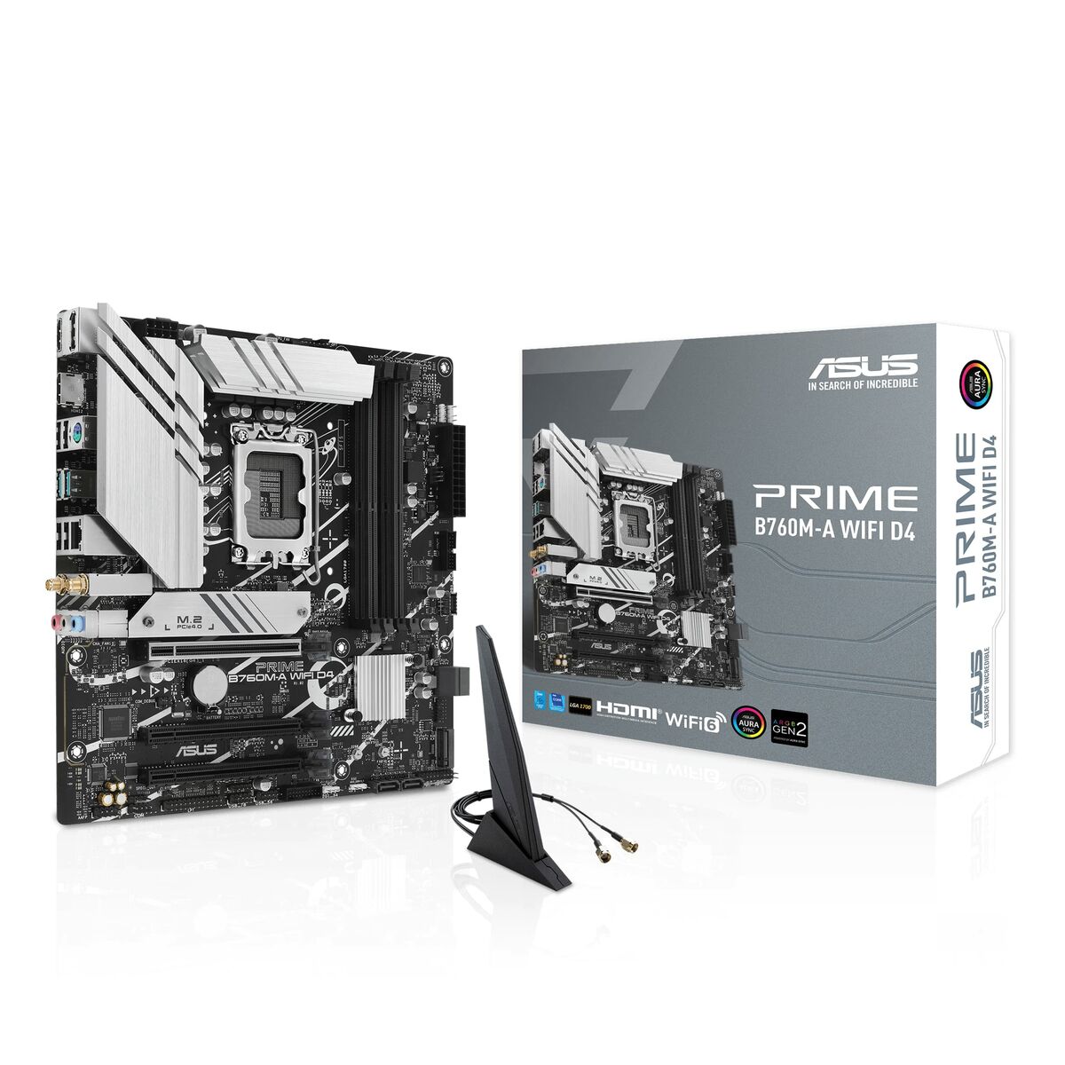 Moderkort Asus PRIME B760M-A WIFI D4 LGA 1700 Intel B760 - 2