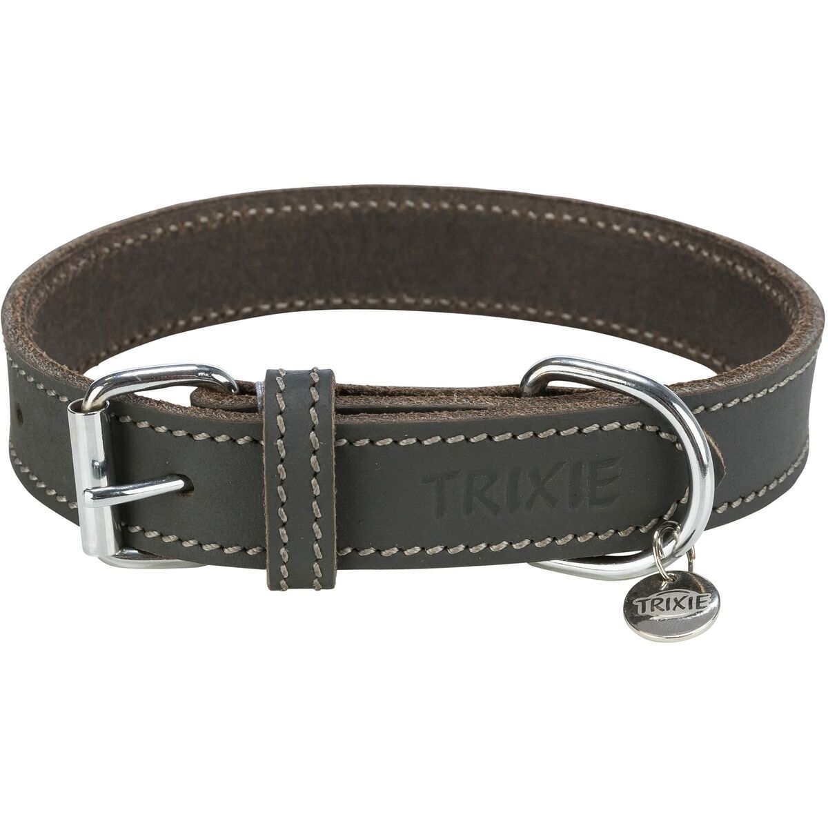 Hundhalsband Trixie Rustic Grå L/XL 57-66 cm - 2