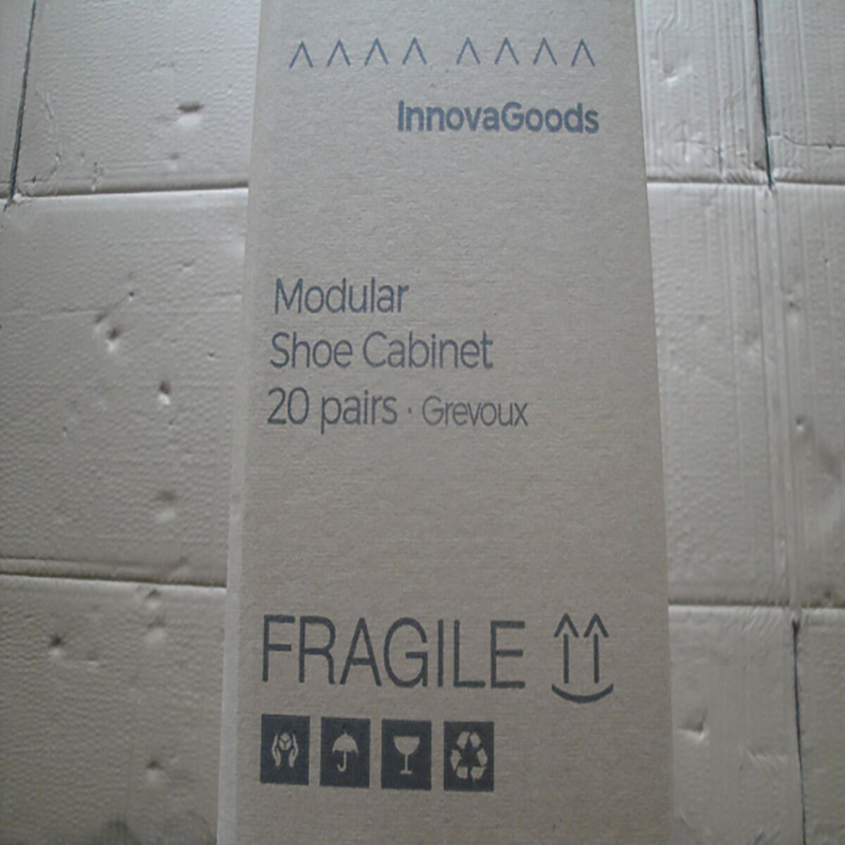Bärbar modulär skohylla InnovaGoods Grå - 4