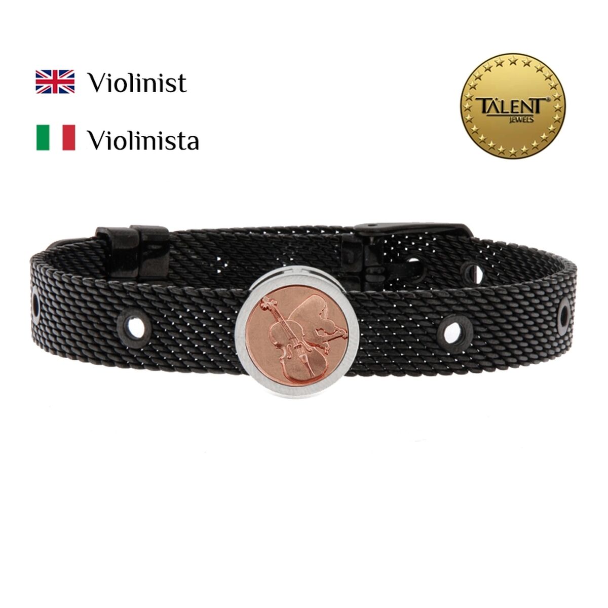 Unisexarmband Violinist Talent Jewels TJA-4-09-02-2-235 Svart - 2